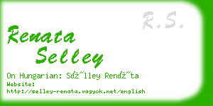 renata selley business card